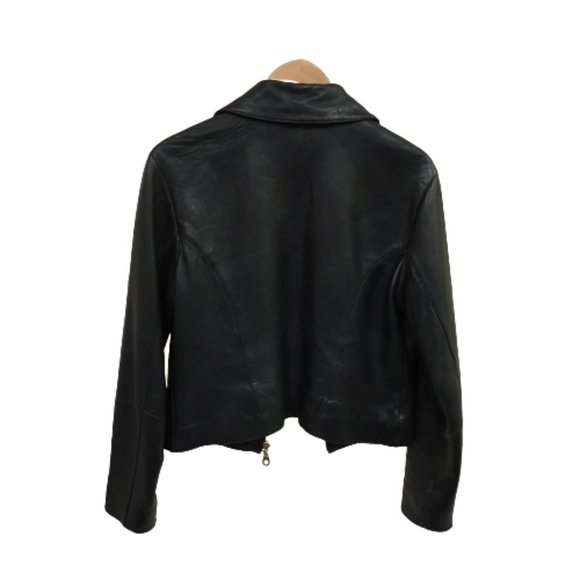 B.B. Dakota Size M Women's Zip Up Black Jacket - Picture 6 of 6